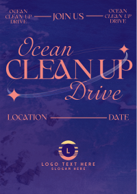 Y2K Ocean Clean Up Flyer