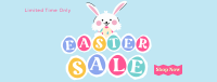 Easter Bunny Promo Facebook Cover Design