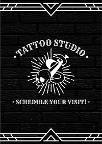 Deco Tattoo Studio Flyer