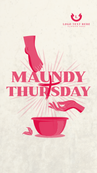 Maundy Thursday Cleansing Facebook Story