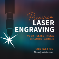 Precision Laser Engraving Instagram Post