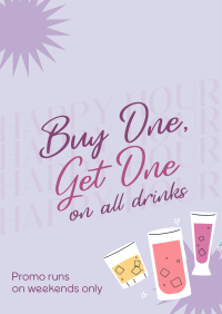 Alcoholic Drink Poster example 4