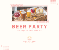 Beer Party Facebook Post