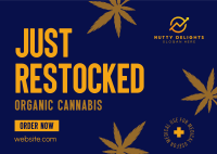 Cannabis on Stock Postcard