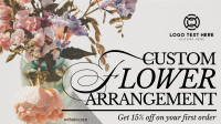 Editorial Flower Service Facebook Event Cover