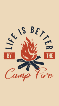 Camp Fire Instagram Reel Image Preview