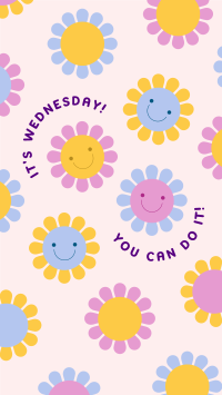 It's Wednesday Facebook Story Design