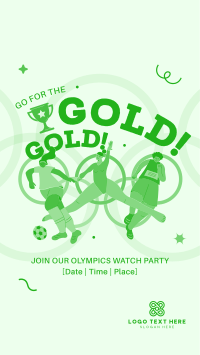 Olympics Watch Party YouTube Short