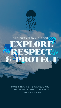 Ocean Day Pledge TikTok Video