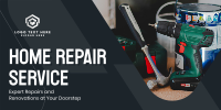 Home Repair Service Twitter Post