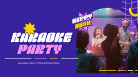 Karaoke Party Hours YouTube Video Design