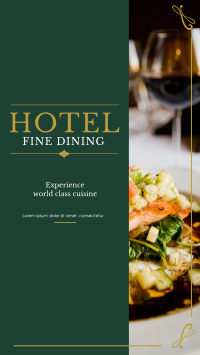 Hotel Fine Dining Facebook Story