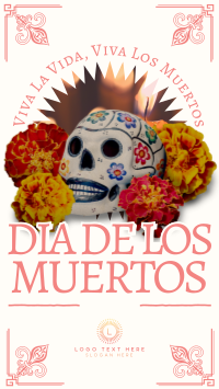 Elegant Dia De Muertos Instagram Reel Image Preview