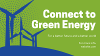 Green Energy Silhouette Animation