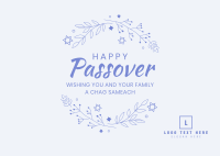 Passover Leaves Postcard