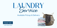 Laundry Delivery Services Twitter Post