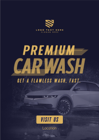 Premium Car Wash Flyer