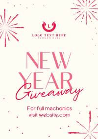 Sophisticated New Year Giveaway Poster