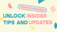 Join Our Newsletter Video