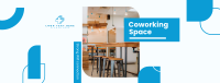 Coworking Curve and Point Facebook Cover