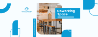 Coworking Curve and Point Facebook Cover Image Preview