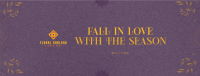 Autumn Season Love Facebook Cover Image Preview