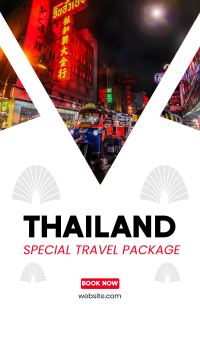 Thailand Travel Package Facebook Story