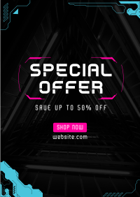 Cyber Sale Poster