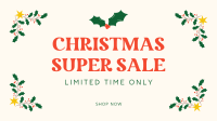 Christmas Super Sale Facebook Event Cover