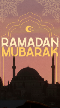 Traditional Ramadan Greeting Facebook Story