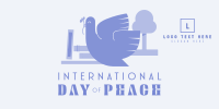 Simple Peace Day Twitter Post