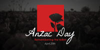 Anzac Remembrance Twitter Post