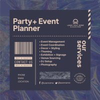 Fun Party Planner Instagram Post