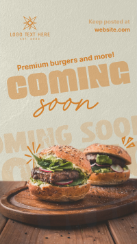 Burgers & More Coming Soon YouTube Short Image Preview
