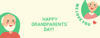 We Love You Grandparents Facebook Cover Image Preview