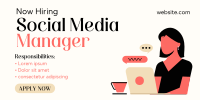 Need Social Media Manager Twitter Post