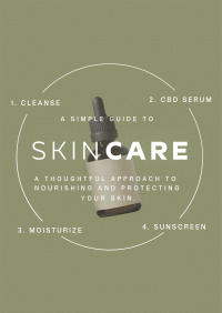 Minimalist Skin Care Routine Flyer