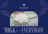 Minimalist Yoga Training Postcard