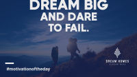 Dream Big Motivation Animation Image Preview