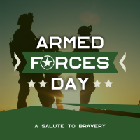 Armed Forces Day Instagram Post