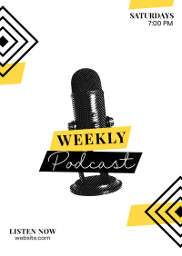 Weekly Podcast Flyer