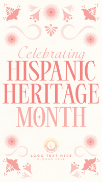 Traditional Hispanic Heritage Month Instagram Story