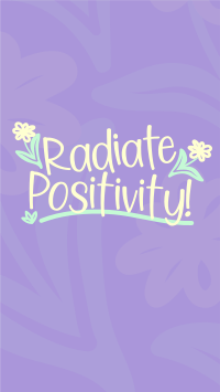 Radiate Positivity Instagram Story