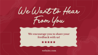 Elegant Customers Feedback Animation