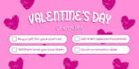 Valentine's Checklist Twitter Post