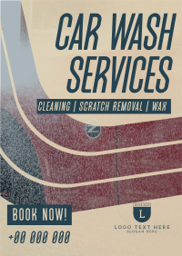 Auto Clean Car Wash Flyer