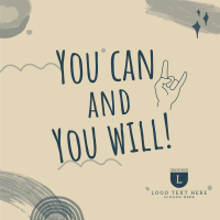 You Can Do It Instagram Post Design