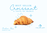 French Croissant Bestseller Postcard