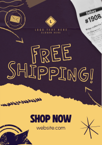 Modern Shipping Delivery Flyer Design