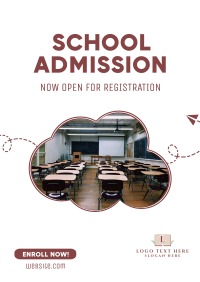 School Admission Ongoing Poster